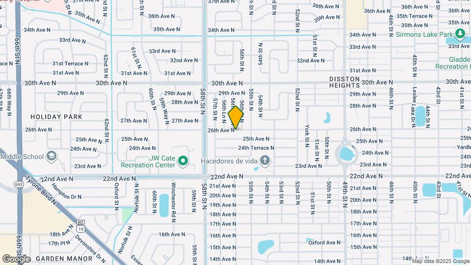5590 26th Ave N Map and Location Details