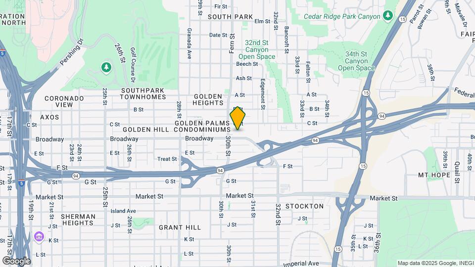 3038 Broadway Map and Location Details