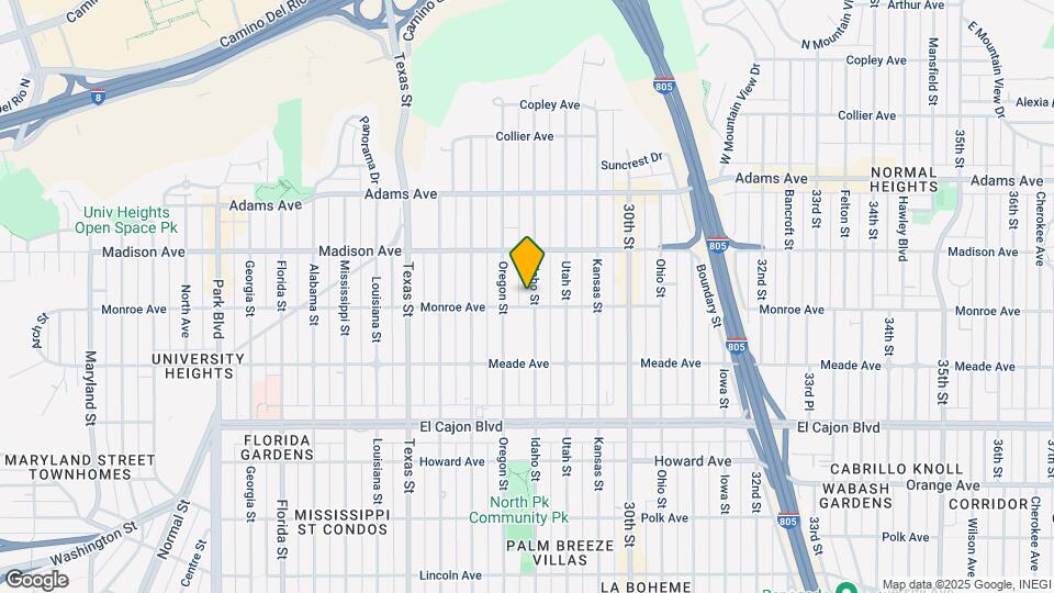 4516 Idaho St Mapa y Detalles de la Ubicación