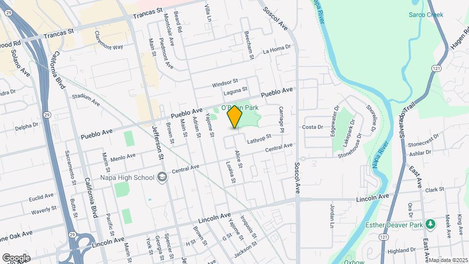 792 Lathrop St Map and Location Details