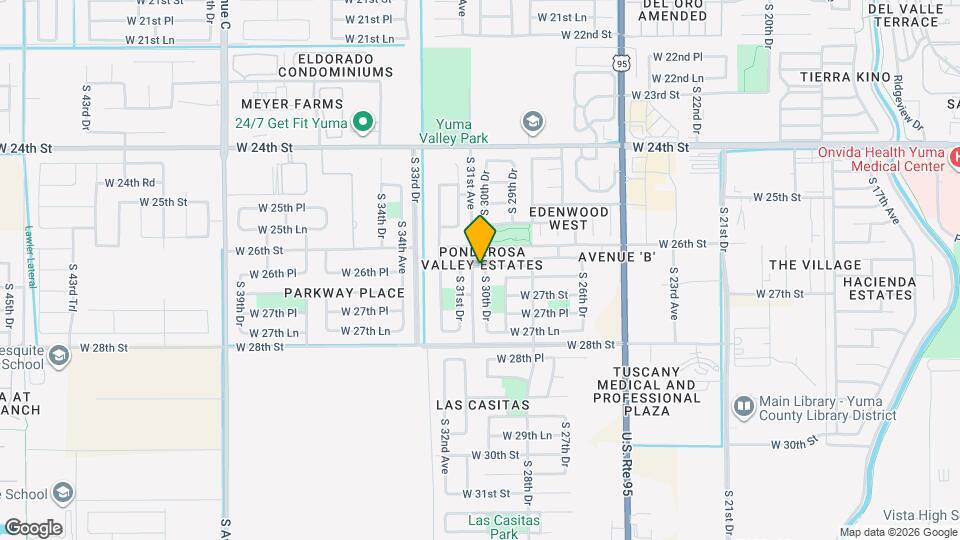 2634 S 30th Dr Map and Location Details