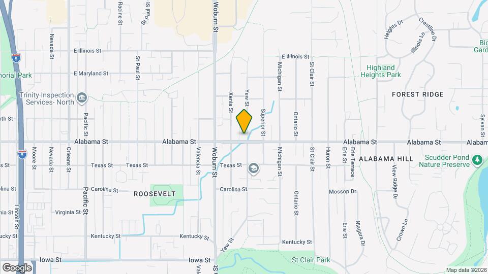 2505-2511 Yew St Map and Location Details