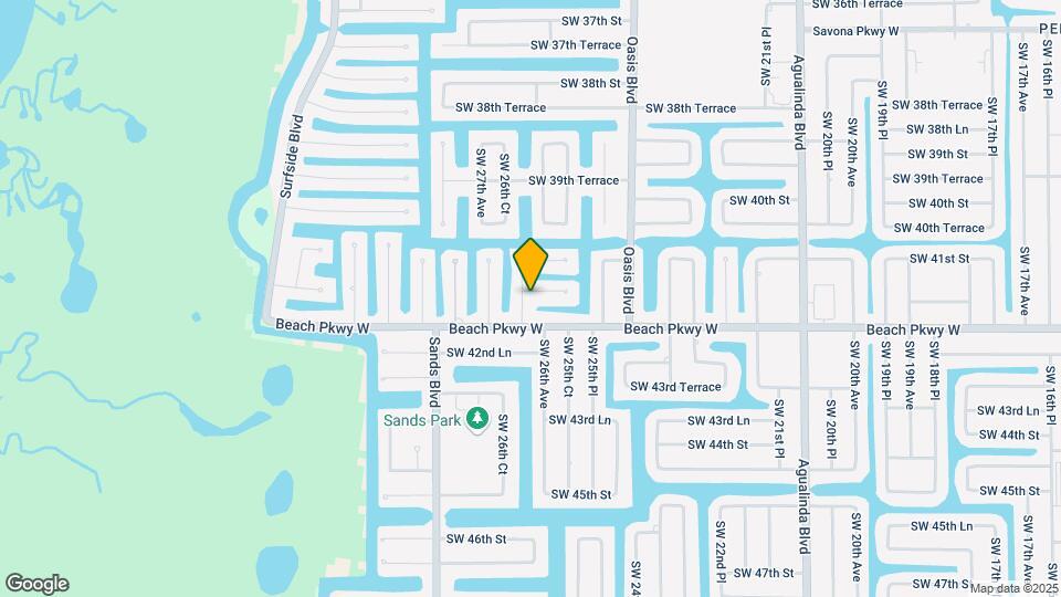 4123 SW 26th Pl Map and Location Details