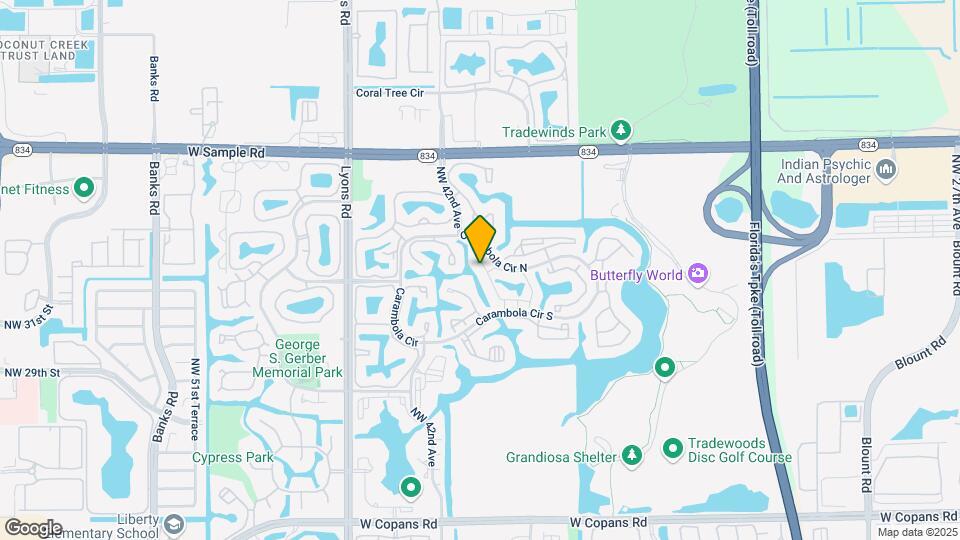 4527 Carambola Cir S, Unit 4527 Map and Location Details
