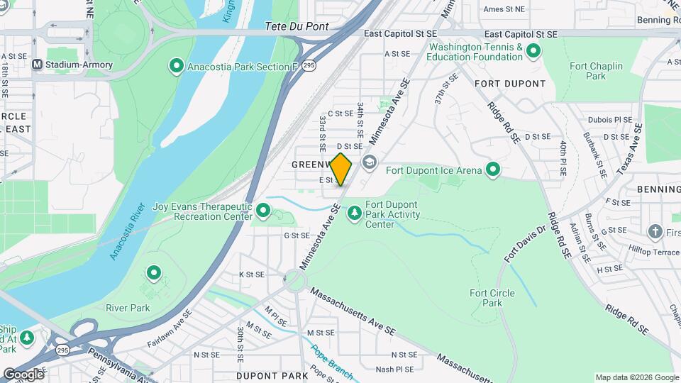 3348 Minnesota Ave SE Map and Location Details