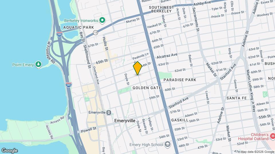1251 63rd St Map and Location Details
