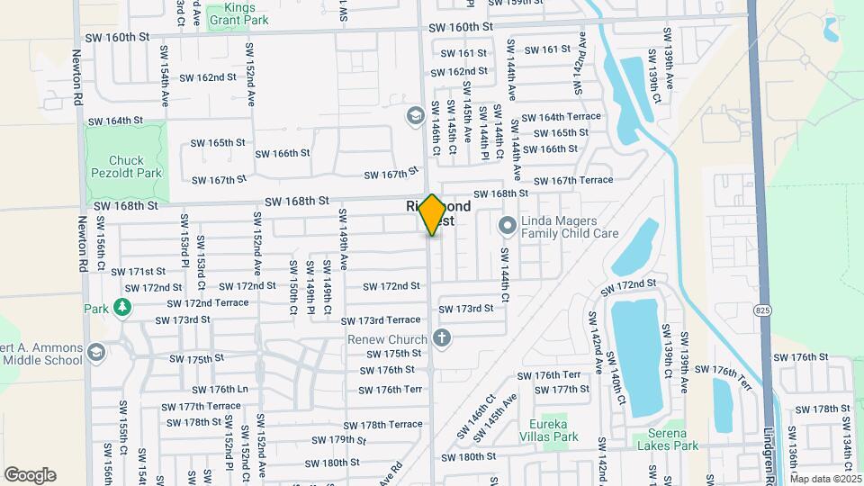 14692 SW 170th St Map and Location Details