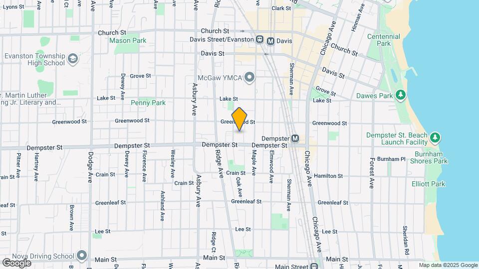 1313 Oak Ave Apartments and Nearby Evanston Apartments For Rent Evanston, IL