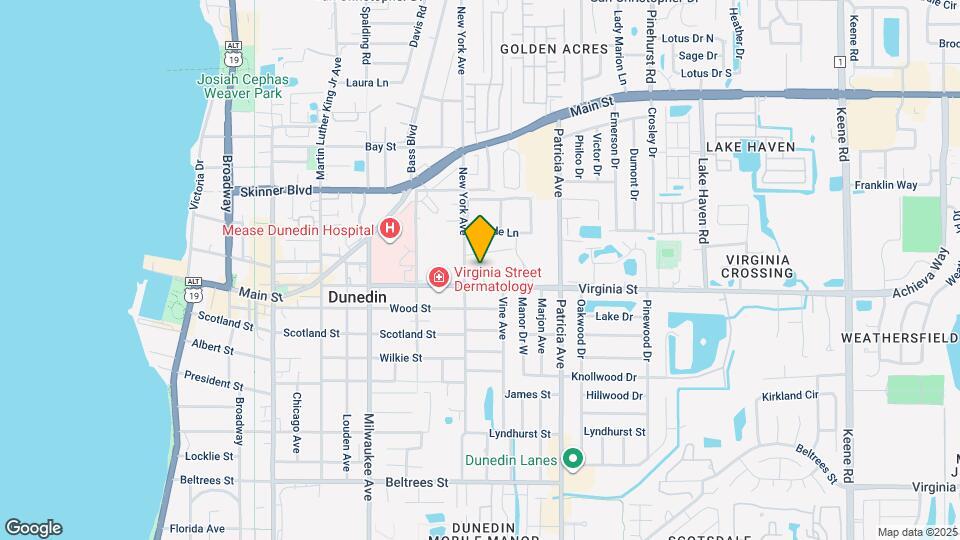 820 Virginia St Map and Location Details