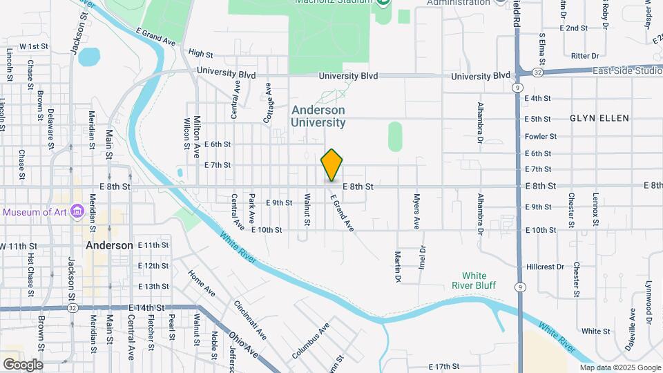 1204 E 8th St Map and Location Details