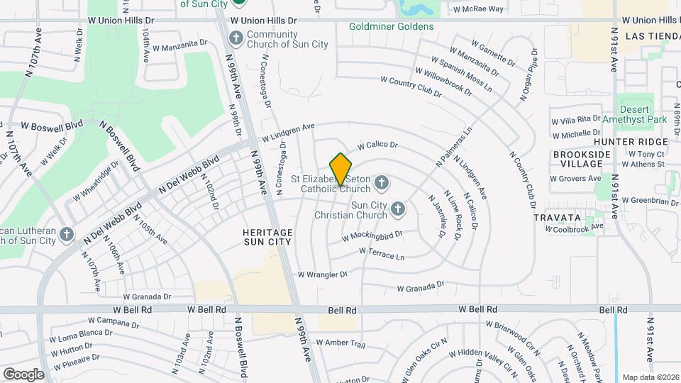 9725 W Appaloosa Dr Map and Location Details