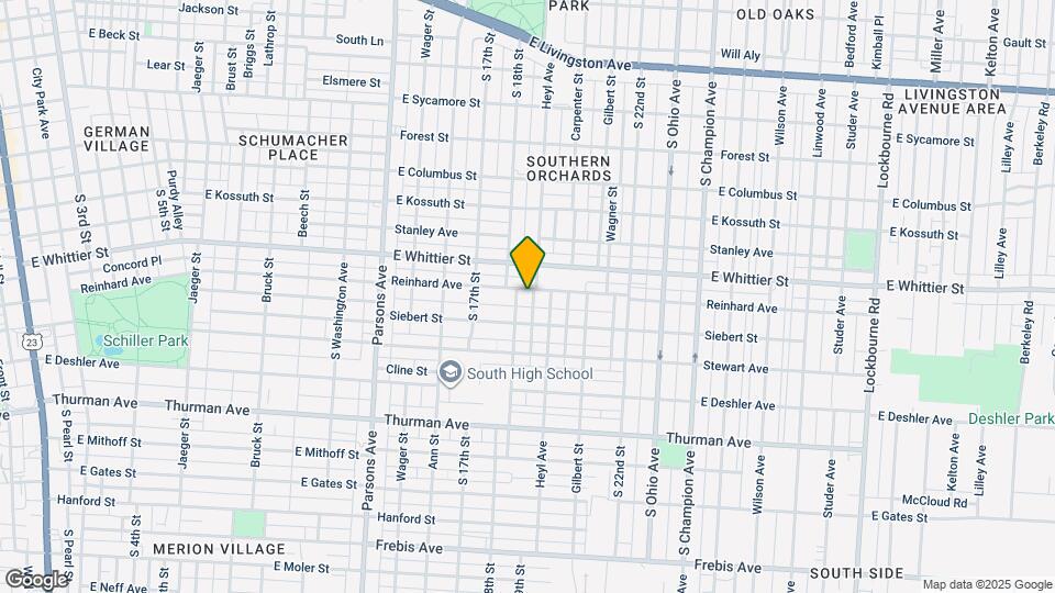 721 Reinhard Ave Mapa y Detalles de la Ubicación