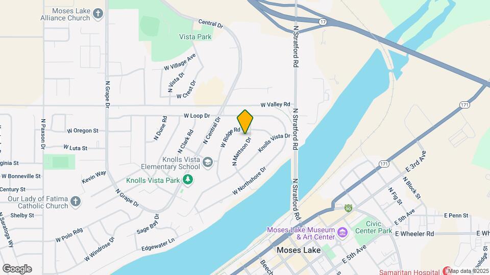 420 N Mattson Dr Mapa y Detalles de la Ubicación