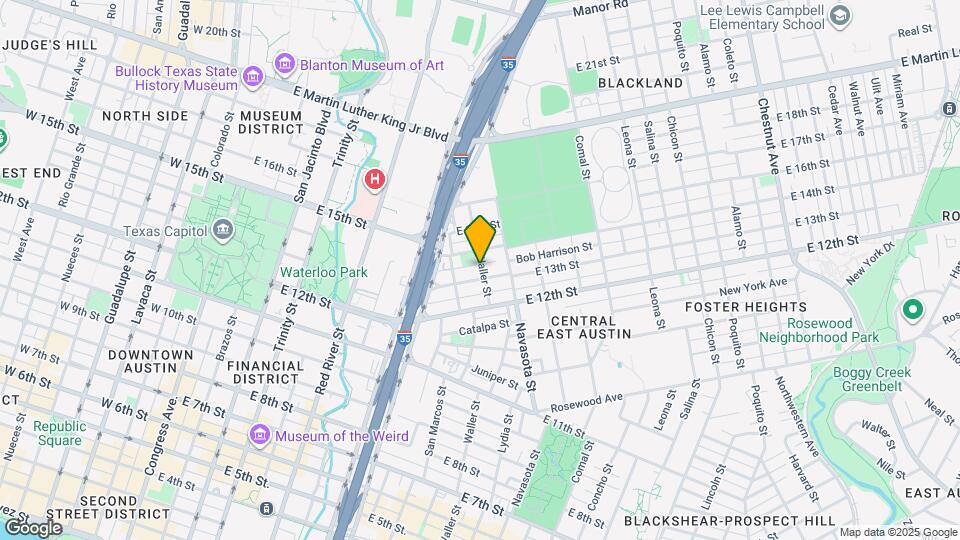 910 E 13th St Map and Location Details