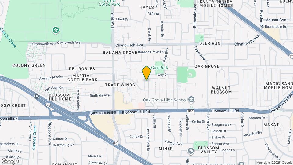 5489 Judith St Map and Location Details