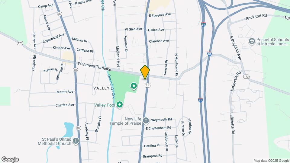 4816 S Salina St, Unit 1 Map and Location Details