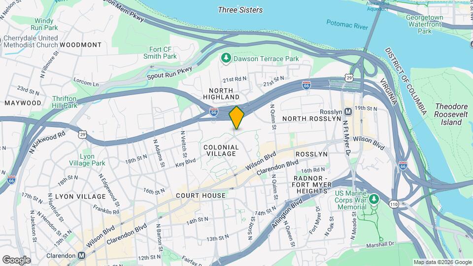 1901 N Rhodes Street, Unit #43 Map and Location Details