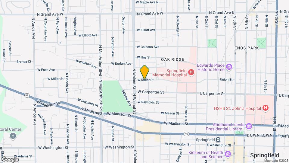538 W Miller St Map and Location Details
