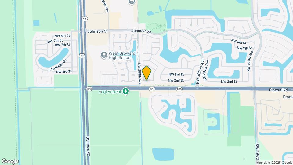 20770 NW 1st St Map and Location Details