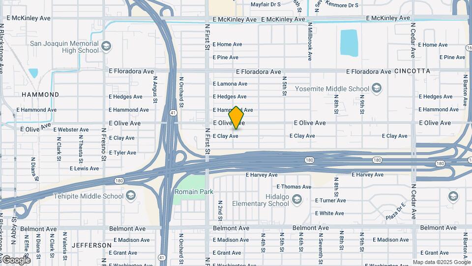 1112 N Fisher St Map and Location Details