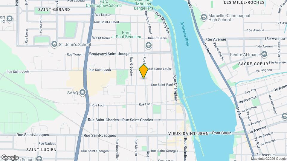 378 Laurier Rue Map and Location Details