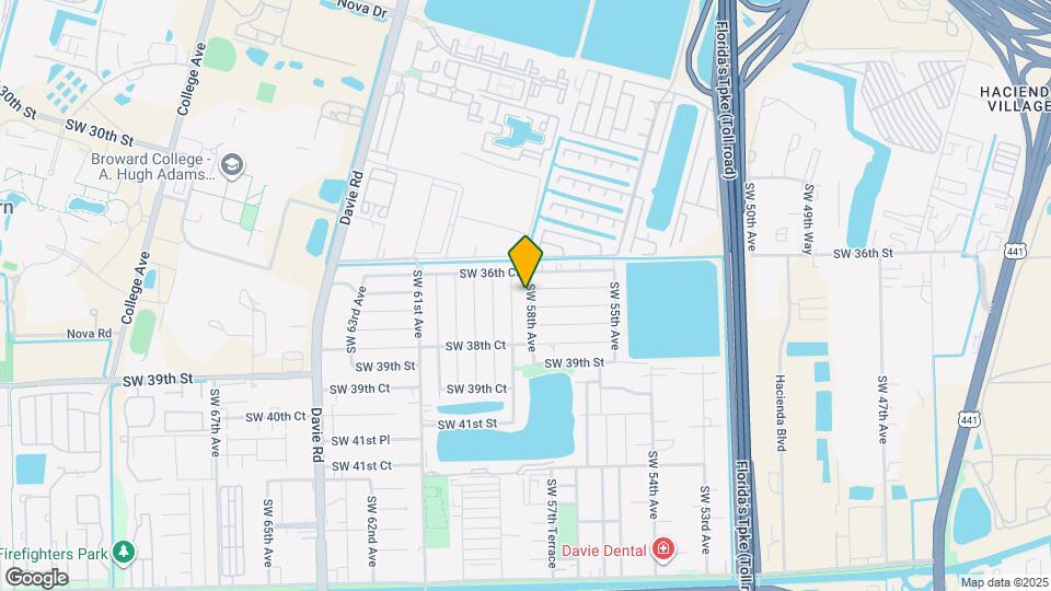 3711 SW 58th Ave Map and Location Details