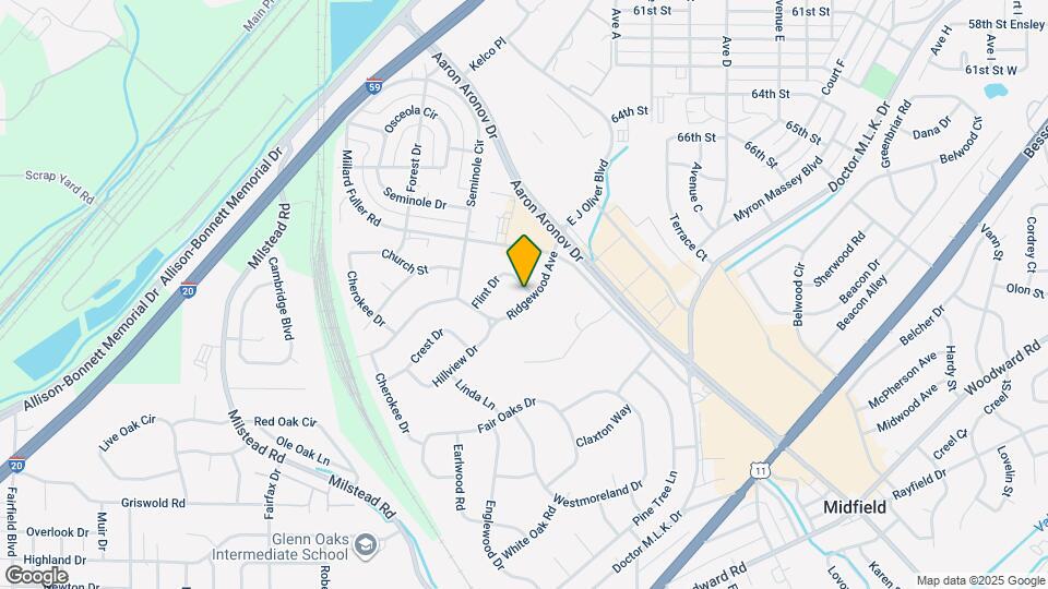 201 Ridgewood Ave Map and Location Details