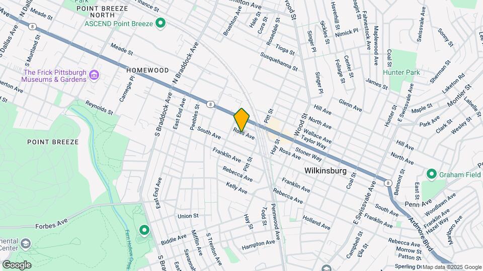 416 Ross Ave Mapa y Detalles de la Ubicación
