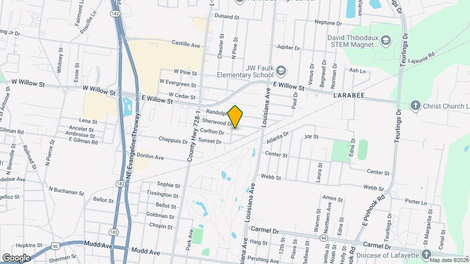 203 Carlton Dr Map and Location Details