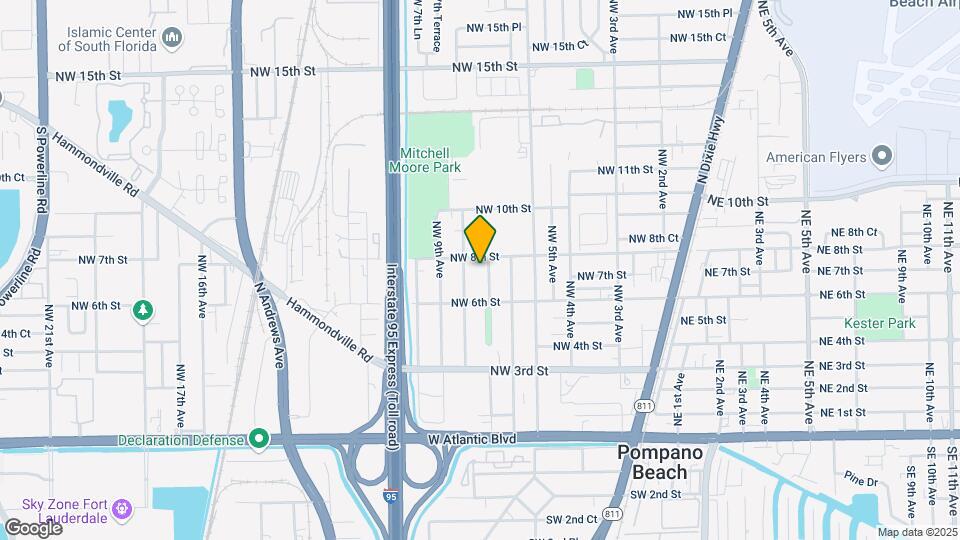 709 NW 7th Ter Mapa y Detalles de la Ubicación