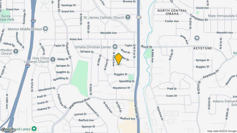 4016 North 92nd Circle Map and Location Details