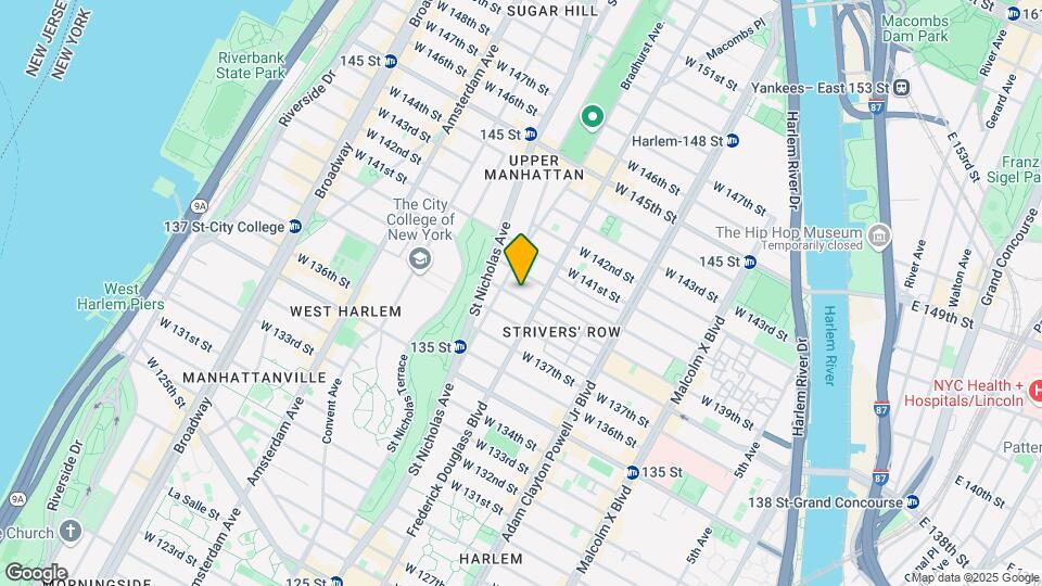 311 W 139th St Map and Location Details