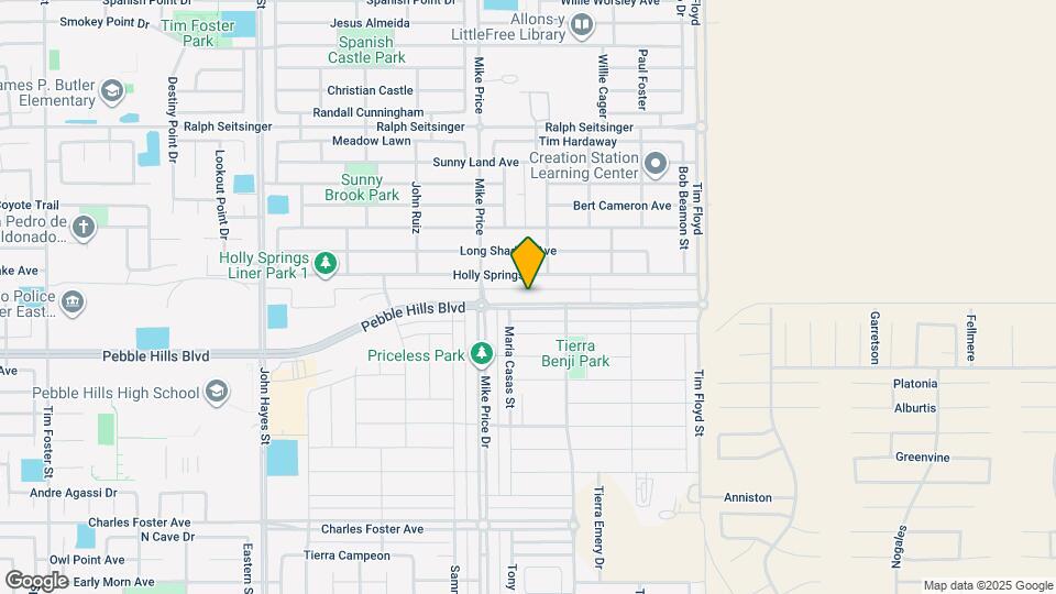 14725 Pebble Hills Blvd Map and Location Details