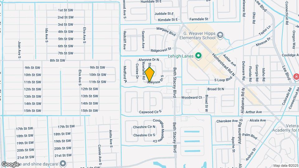 1406 Alwynne Dr S Map and Location Details