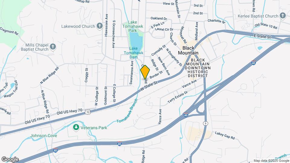 905 Montreat Rd Map and Location Details