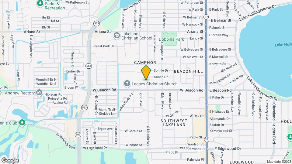 1909 S Lincoln Ave Map and Location Details