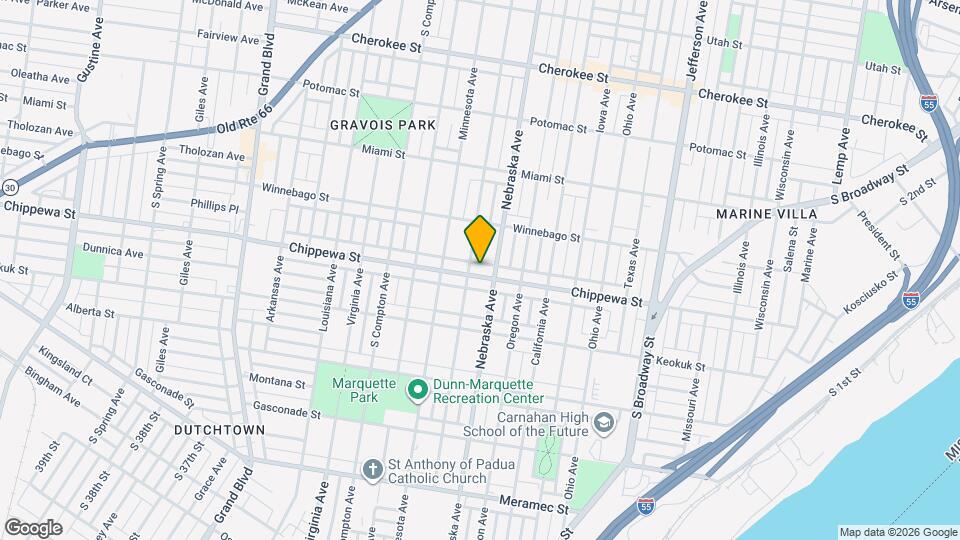 2915 Chippewa St Map and Location Details