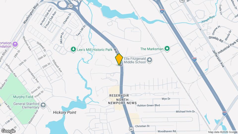 15641 Warwick Blvd Map and Location Details