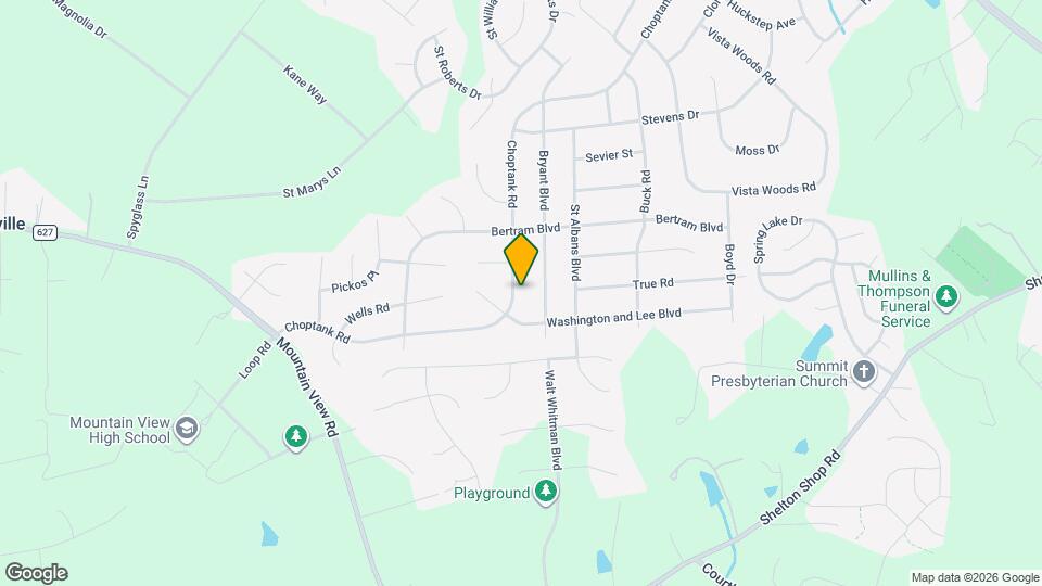 232 Choptank Rd Map and Location Details