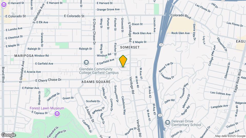 1365 Hilda Ave Map and Location Details