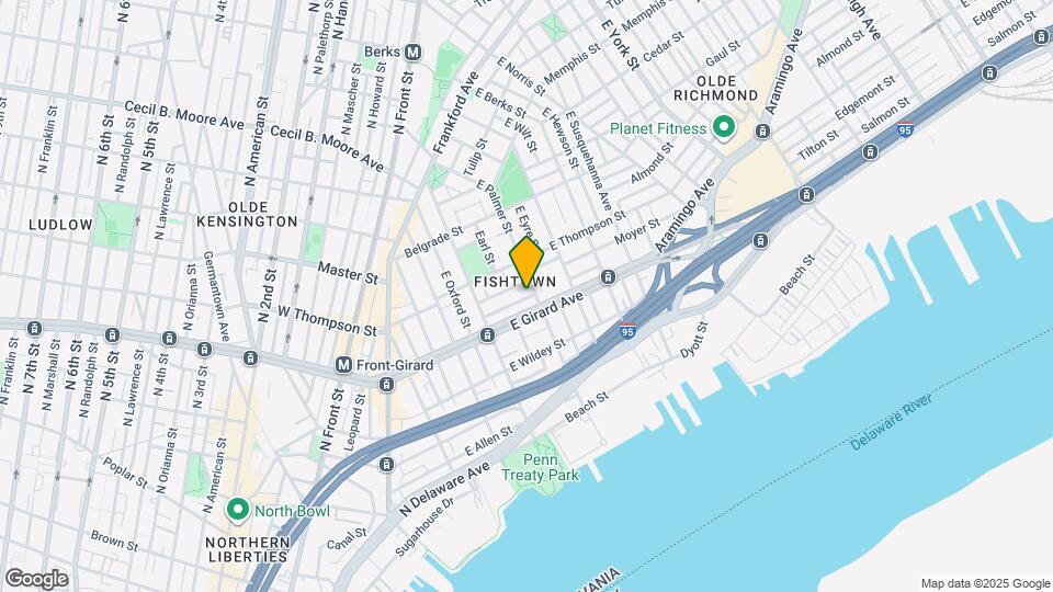 445 E Flora St Map and Location Details