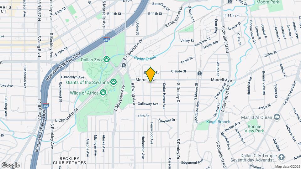 923 Fernwood Ave Map and Location Details
