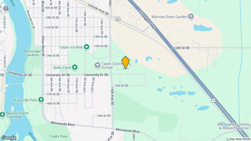 1703 University Dr SE Map and Location Details