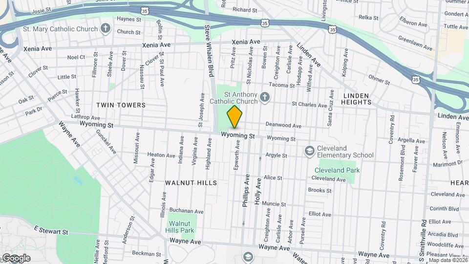 1715 Wyoming St Map and Location Details