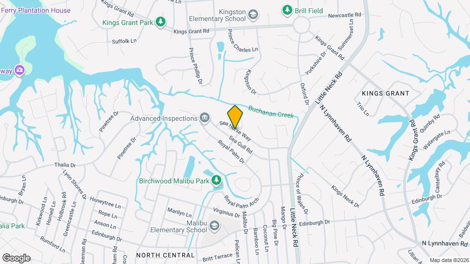 613 Reef Ln Map and Location Details