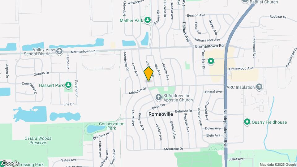 603 Kingston Dr Mapa y Detalles de la Ubicación