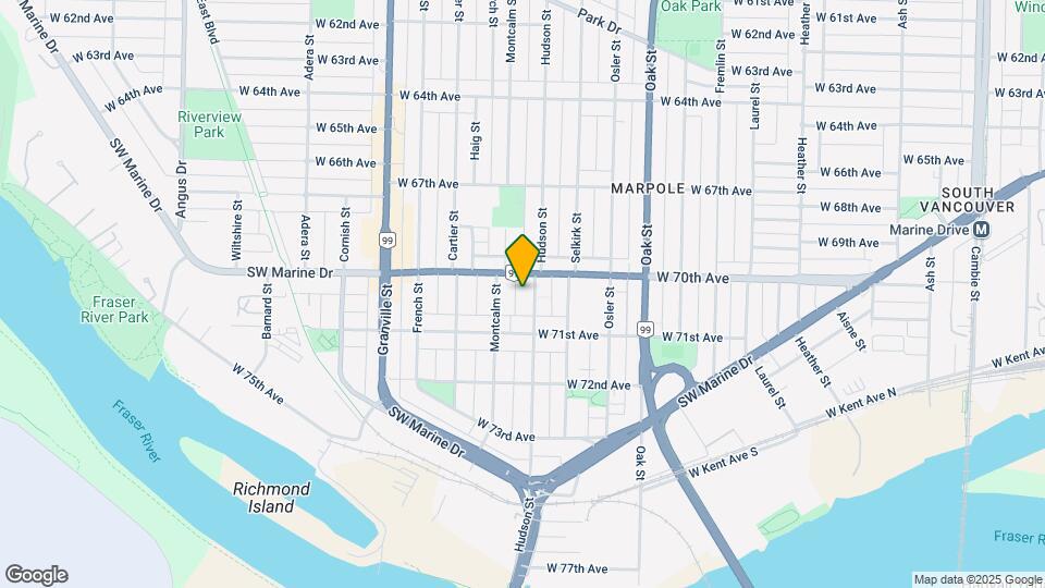 8635 Hudson St Map and Location Details