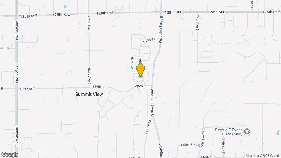 6719 135th St Ct E Map and Location Details