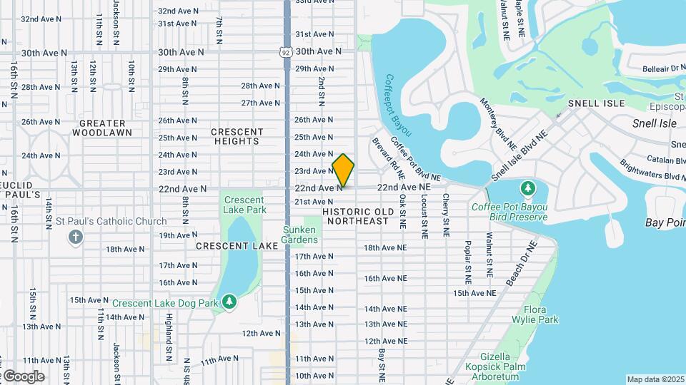 134 22nd Ave N Map and Location Details