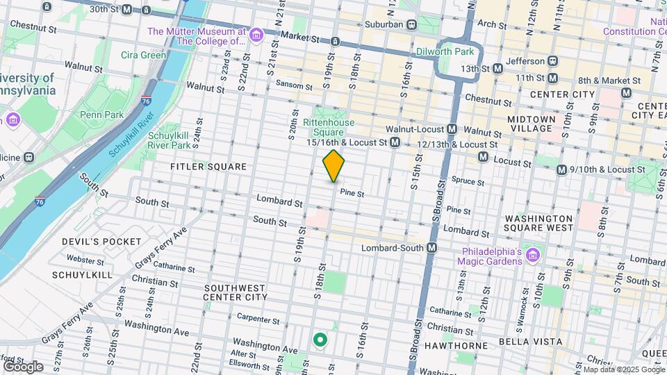 1801 Pine St Map and Location Details